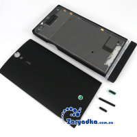 Оригинальный корпус для телефона Sony Xperia S LT26i черный/белый