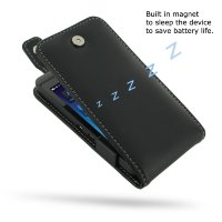 Премиум кожаный чехол для телефона BlackBerry Z10 - Flip
