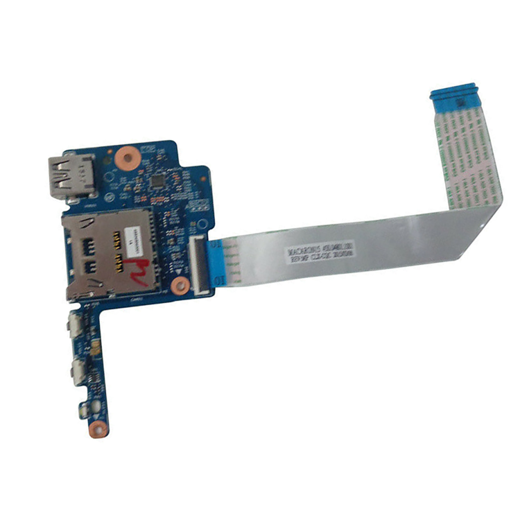 Модуль кард ридера с портом USB для ноутбука HP ENVY X360 15-BK 15-W M6-W 807527-001 Купить плату с кнопками, USB портом и card reader для HP X360 в интернете по выгодной цене