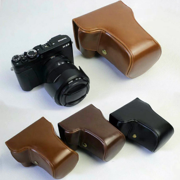 Кожаный чехол для камеры FUJIFILM FUJI X-E3 XE3 Купить чехол для Fujitsu XE3 в интернете по выгодной цене