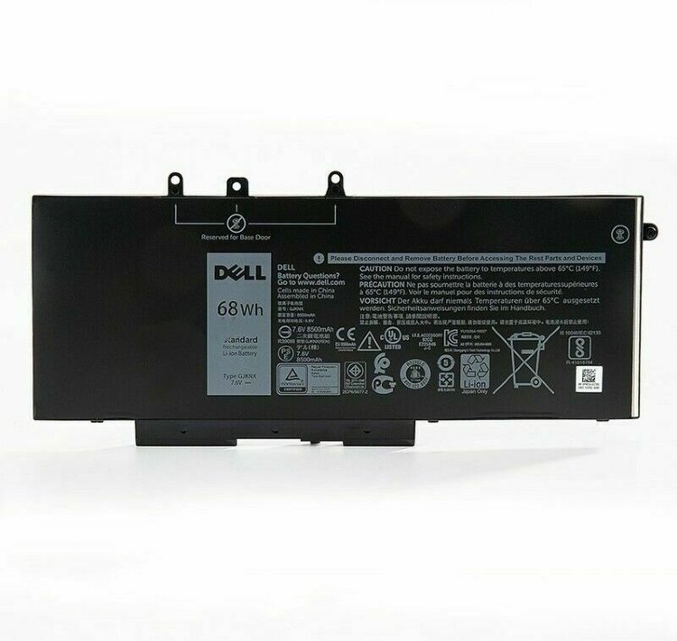 Аккумулятор для ноутбука Dell LATITUDE 5480 5580 5490 5590 GD1JP GJKNX  Купить батарею для Dell 5480 в интернете по выгодной цене