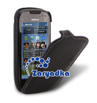 Премиум кожаный чехол для телефона Nokia C7 Jacka Melkco