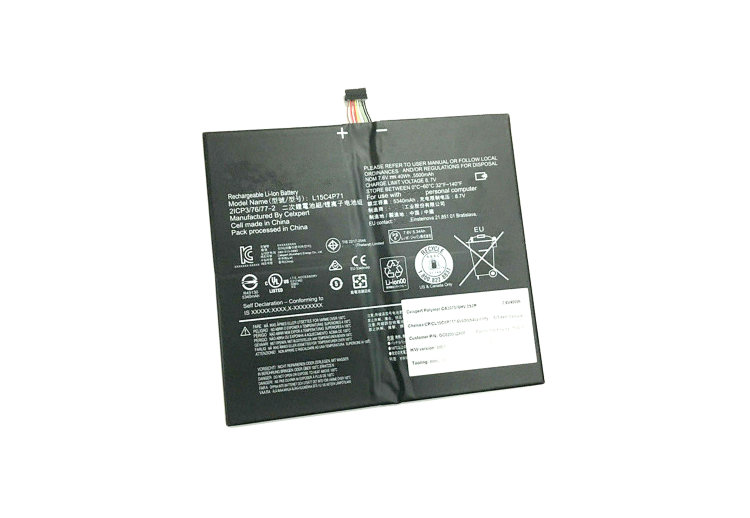 Оригинальный аккумулятор для планшета Lenovo MIIX 700-12ISK L15L4P71 Купить батарею для Lenovo 700-12 в интернете по выгодной цене